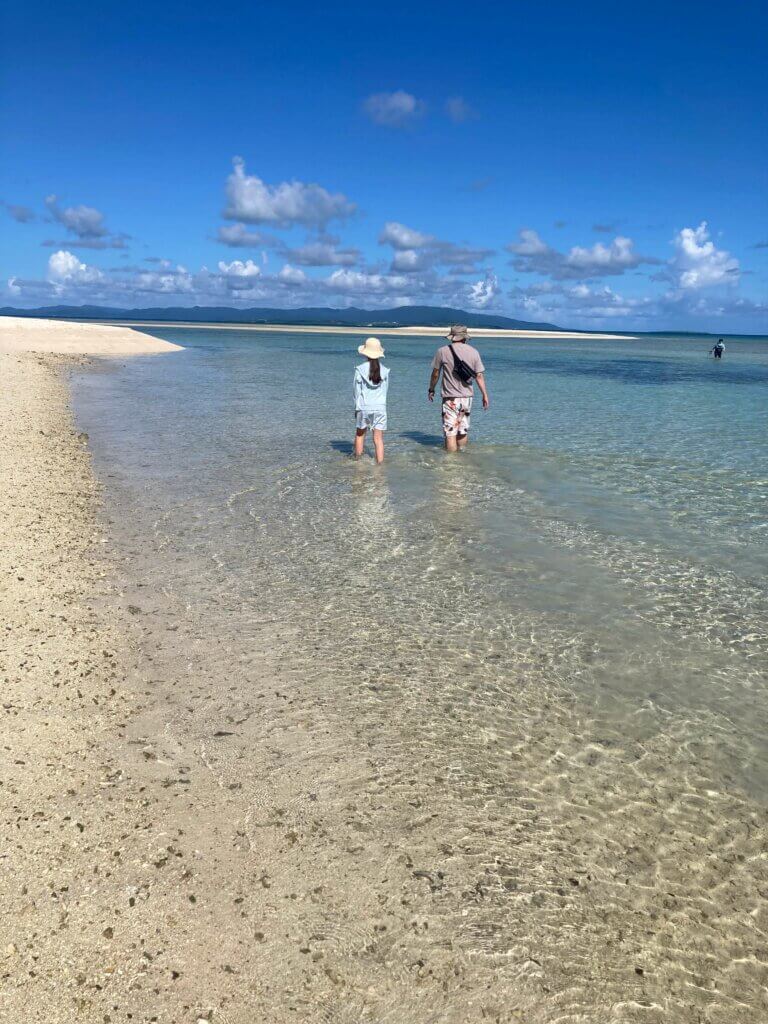 コンドイ浜から幻の島