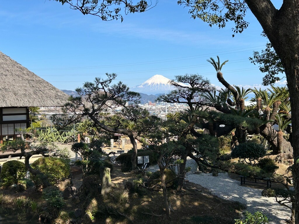 龍華寺からみた富士山